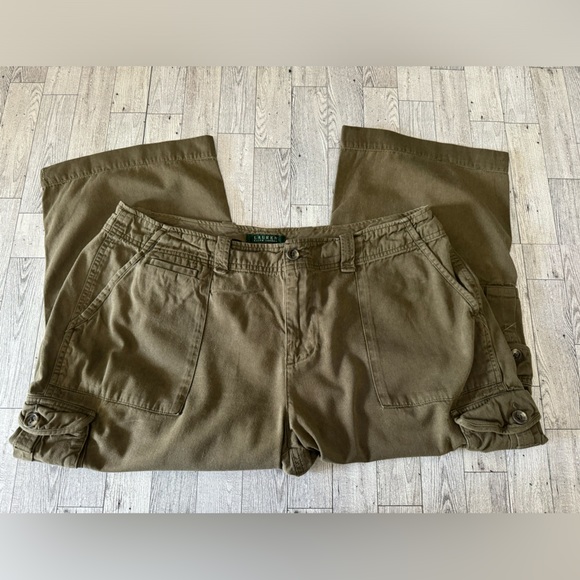 Ralph Lauren women’s cargo capri pants, lateral pockets, excellent conditions - Picture 5 of 6